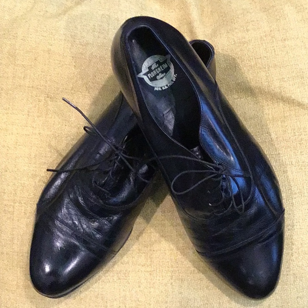 Men’s Florsheim black tux/formal shoes SIZE 9.5 EEE